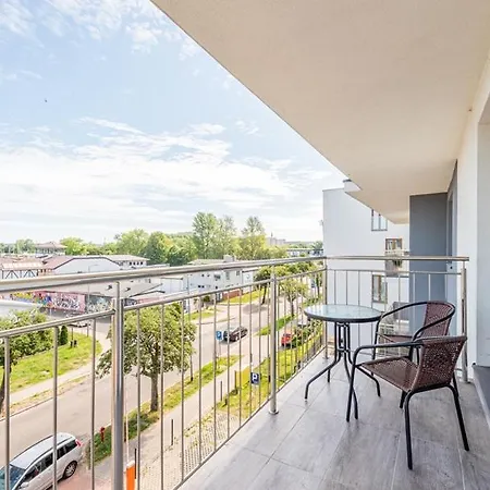 شقة Horyzont Apartamenty- Baltycka 7ab- Sniadania